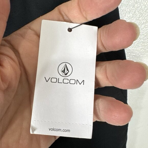 Volcom Women's 32 SO Chickie High-Rise Pant Black NWT Inseam 27" - Picture 7 of 11